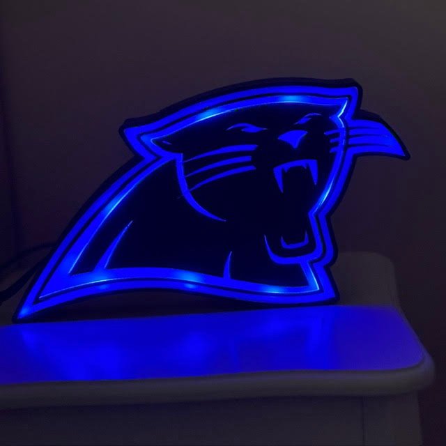 Keep Pounding - Carolina Panthers Light Box - Image 2