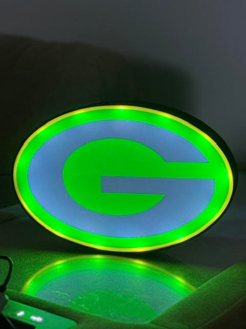 Go Pack Go - Greenbay Packers Light Box