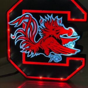 Spurs up - Carolina Gamecock Light Box